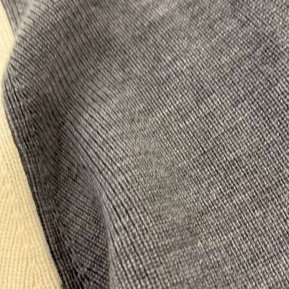 DANIEL CREMIEUX 100% EXTRA FINE MERINO WOOL XXL SWEATER TWO TONE GREY AND CREAM - Picture 6 of 9